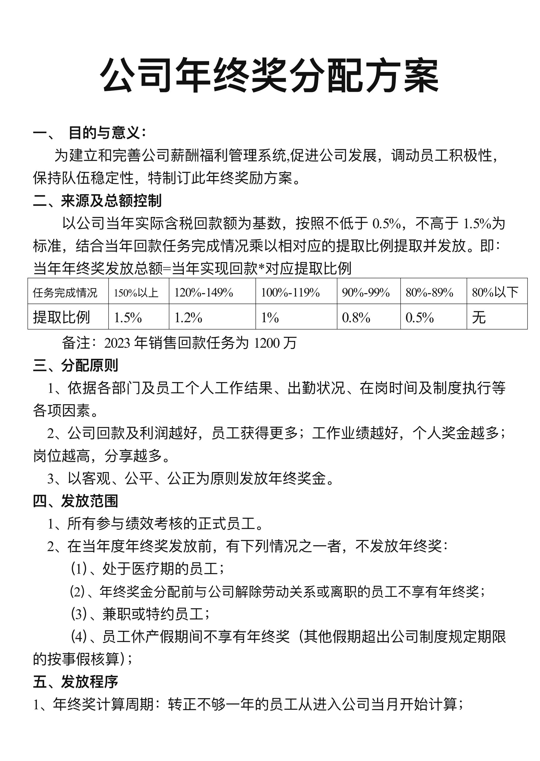 企业如何制定合理的年终奖方案，企业年终奖方案的制定策略与合理性探讨